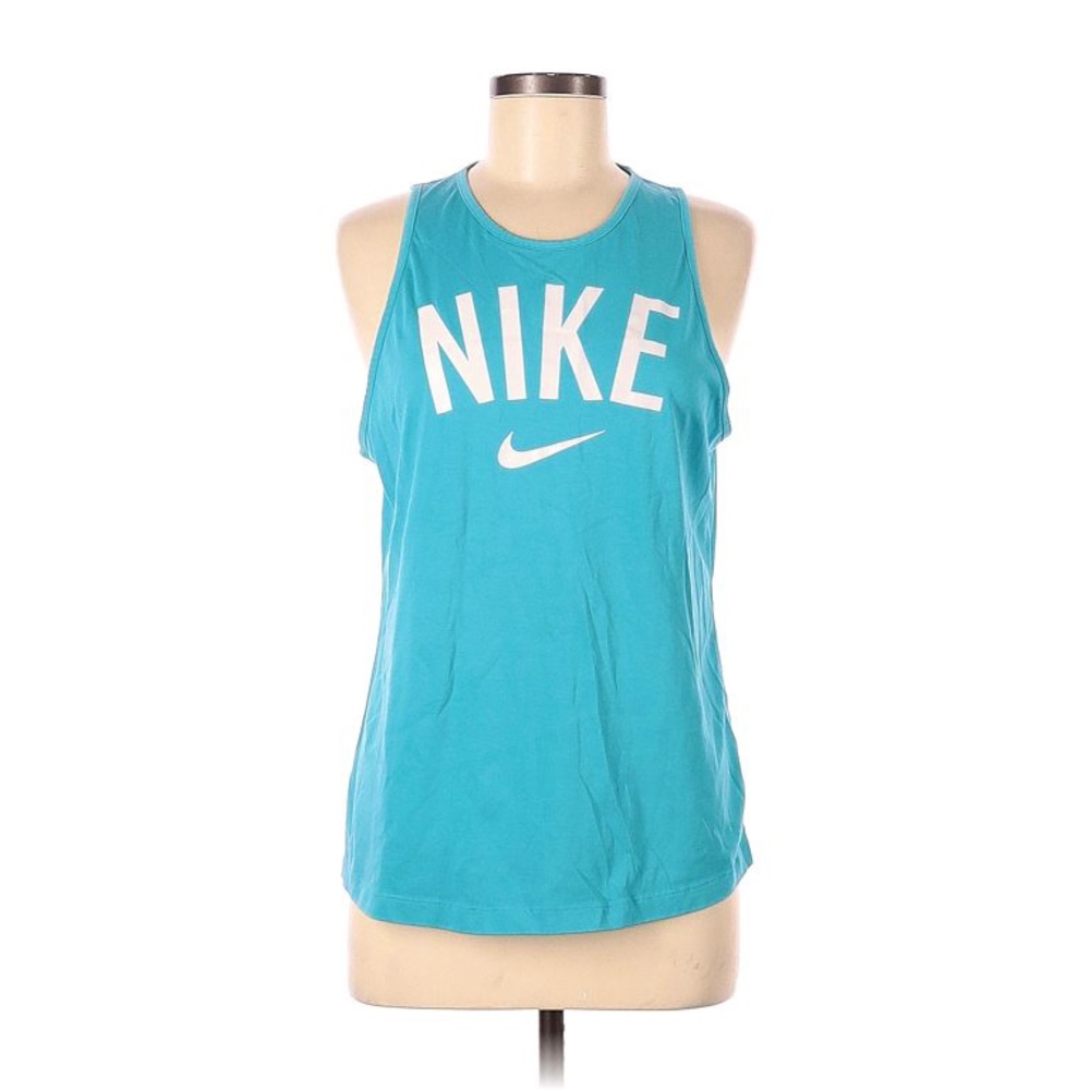 Nike Dri-Fit Turquoise Athletic Tank Women's Medium